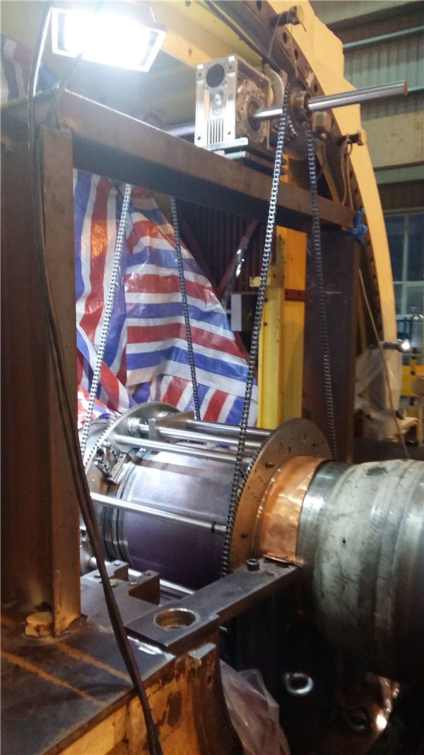 發電機不抽轉子在線修復